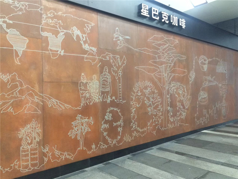 浦口耐候钢幕墙